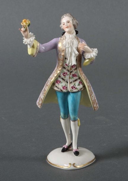 Cavalier Aelteste Volkstedt porcelain manufactory,