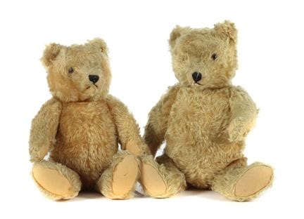 2 ours en peluche Steiff d'origine, années 1960, d