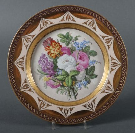 "Antique Glatt" decorative plate, KPM, Berlin, ca.