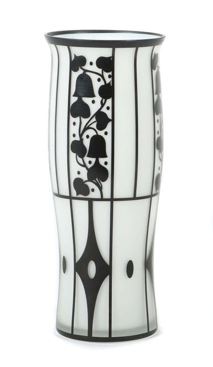 "Brillantopal with Black" Vase by Josef Hoffmann (