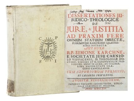 Karchne, Simon, *Dissertationes Juridico-Theologic