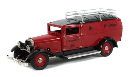 Camion-poste du Reich Märklin, n° 1989, tôle, roug
