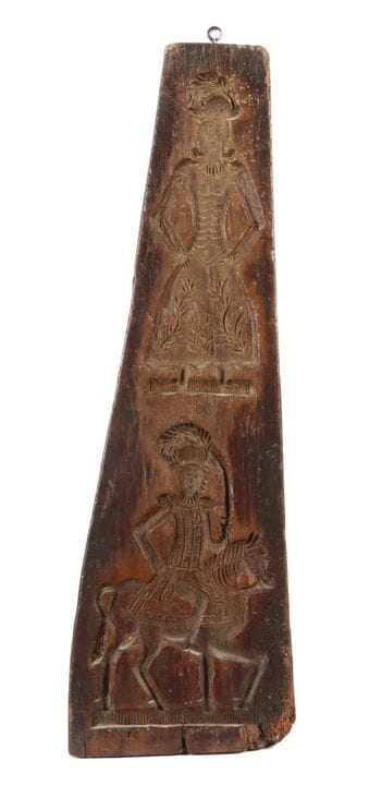 Large model, probably 18th century, fruitwood; rec