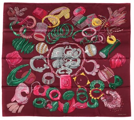 Pañuelo de seda Hermès «Bracelets de Lumière», Par
