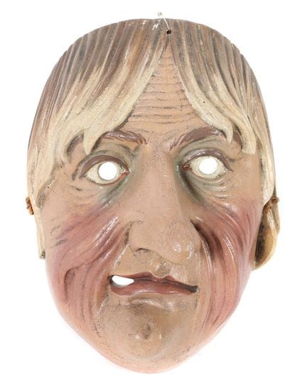 Carnival mask, likely from southern Germany; carve