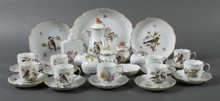 Thirty-piece service set, Ludwigsburg, 20th centur