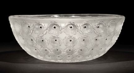 "Nemours" Bowl by René Lalique, Wingen-sur-Moder, 
