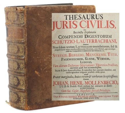 Mollenbeck, Johann Heinrich, *Thesaurus Juris Civi