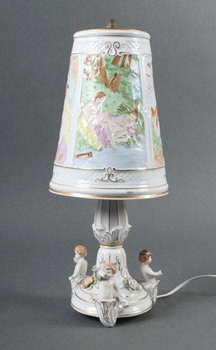Lithophane lamp Schierholz'sche Porzellanmanufaktu