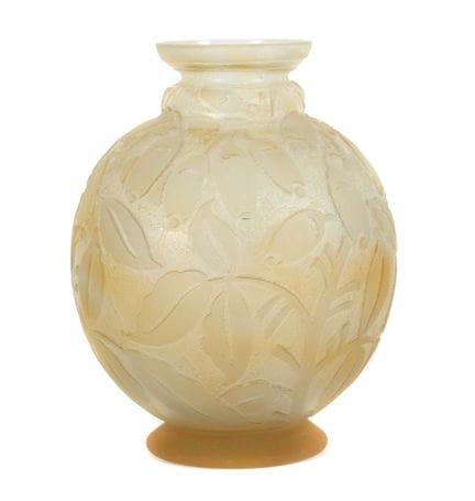 Spherical vase, probably by Pierre d'Avesn, Croism