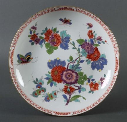 Meissen wall plate, after 1934. Porcelain, glazed,