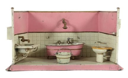 Salle de bains GÖSO Fürth, tôle, carreaux en relie