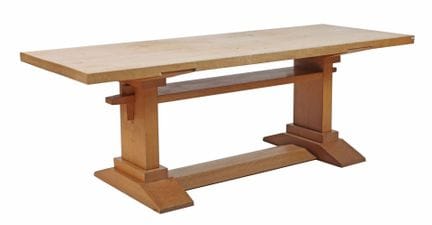 Loheland table, signed and dated “EMIL MAIER 1939”