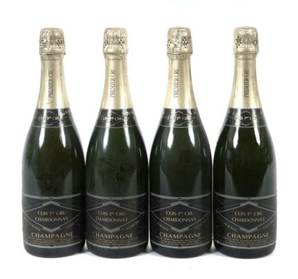 4 bottles of Henry Gimonnet Champagne Premier Cru,