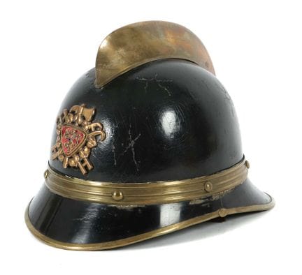 Casque de pompier de la République tchèque, vers 1