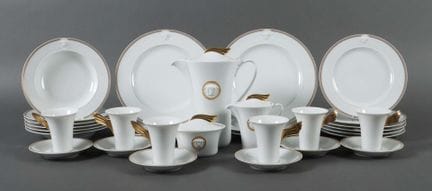 Coffee and dinner service for six people, “Médaill