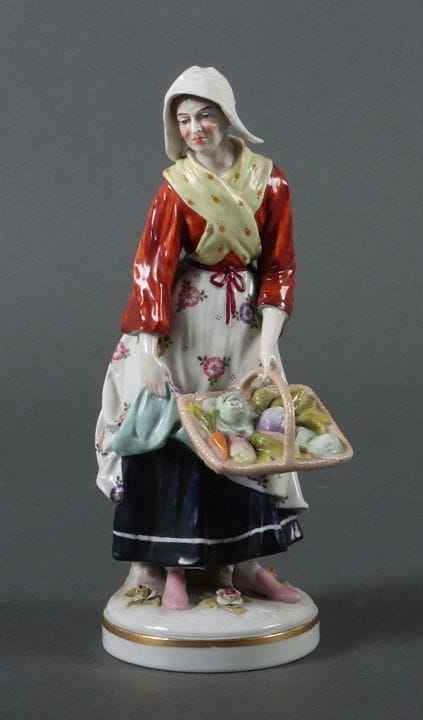 Vegetable Vendor, probably France, 20th century. P