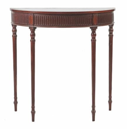 Demi Lune console table, England, 20th century, ma