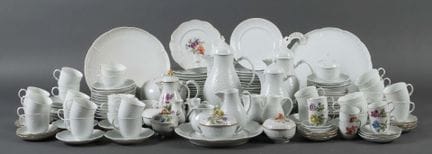 Extensive service set, Ludwigsburg, 20th century. 