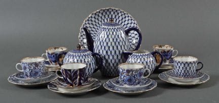 Coffee set for six people, Lomonosov, Saint Peters