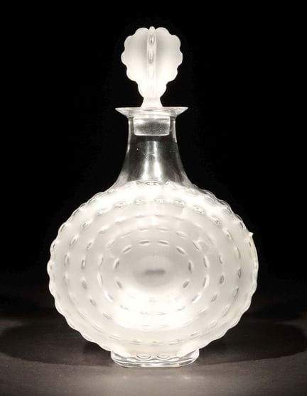 "Parme" Lalique liqueur carafe, Paris, second half