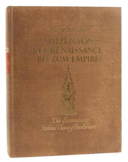 Schuette, Marie : « La dentelle de la Renaissance 