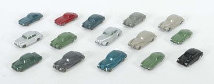 15 Mercedes Modelle Wiking, M: 1:87, unverglast, 6