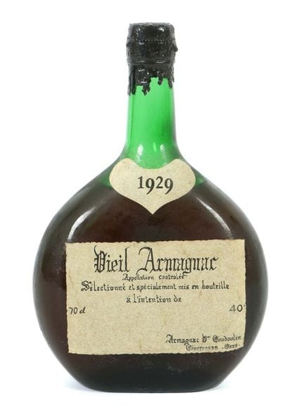 Armagnac Vieil Armagnac, Goudoulin, Gers, 1929, 0.