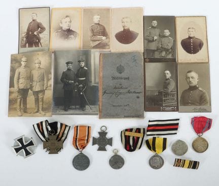 Kleiner milit. Nachlass Kaiserzeit, Militärpass Pr