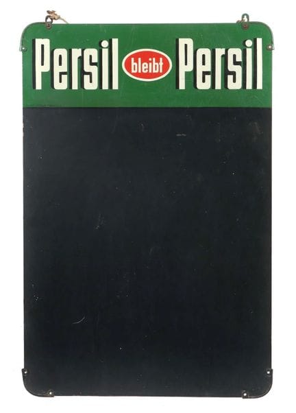Advertising sign “Persil bleibt Persil,” ca. 1930s