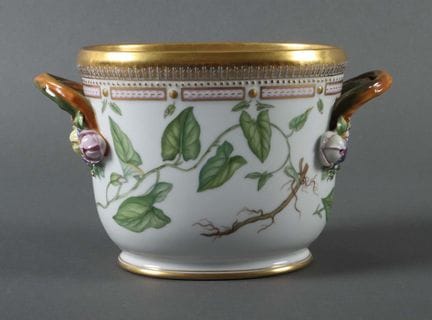 "Flora Danica" cachepot, Royal Copenhagen, Denmark