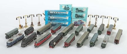 Lot de modèles réduits de trains Märklin, échelle 