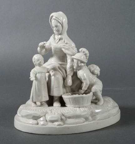 "The Good Mother," Faïencerie de Niderviller, 1770