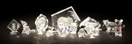 Fifteen-piece Swarovski decorative set, 20th centu