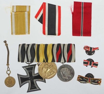 Petit ensemble d'objets militaires de l'époque imp