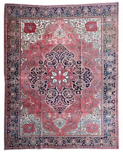 Sarouk Medaillonteppich Westpersien, um 1920/30, W
