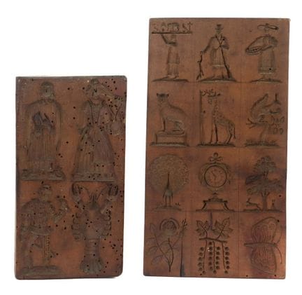Pair of varied 18th- and 19th-century models, frui