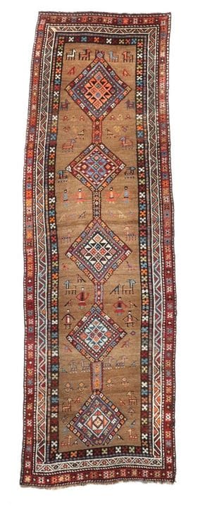 Shahsavan Galerie mit Figurenmotiven Nordwestpersi