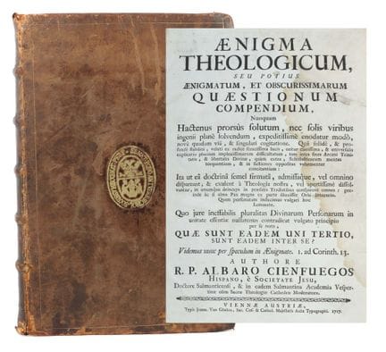 Cienfuegos, Alvaro, *Aenigma theologicum, seu poti