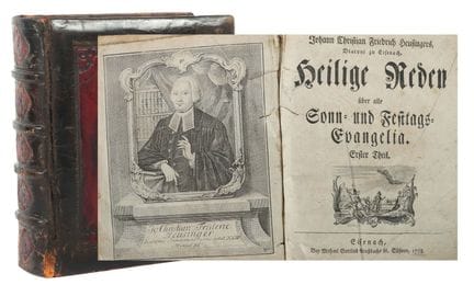Heusinger, Johann Christian Friedrich, Sermons sur