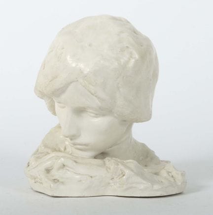 Bust of a woman by Ladislav Jan Kofránek, Prague, 