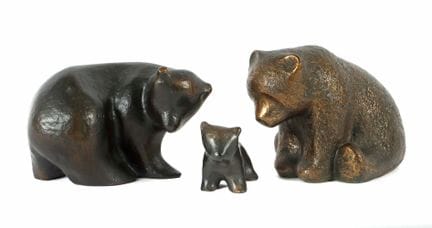 20th-century sculptors Mechthild Born and Antje Mi