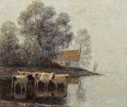 Klarl, Josef 1909 - 1986, pittore tedesco. “Mucche