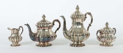 Coffee/Tea Set by Gebrüder Deyhle, Schwäbisch Gmün