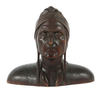 19th/20th-century sculptor. “Bust of Dante Alighie