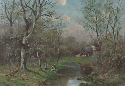 Setzer, Otto Paul 1854 - 1891, pittore tedesco. “P