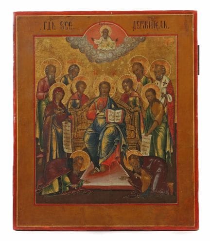 Icon “Expanded Deesis,” Russia, 19th century,  in 
