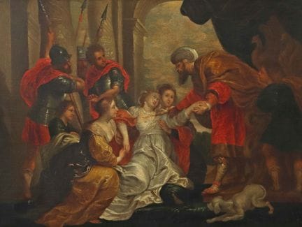 Pittore/copista del XVIII/XIX secolo. “Esther dava