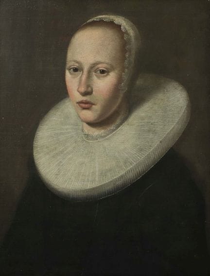 17th-century painter, “Portrait of a Lady,” a half
