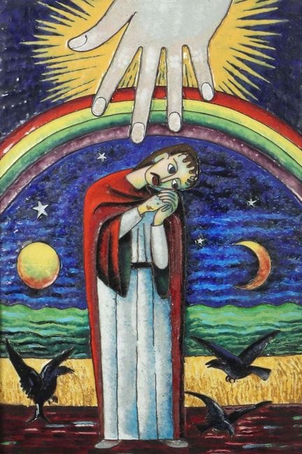 Enamel picture ''Covenant between God and man'', 2